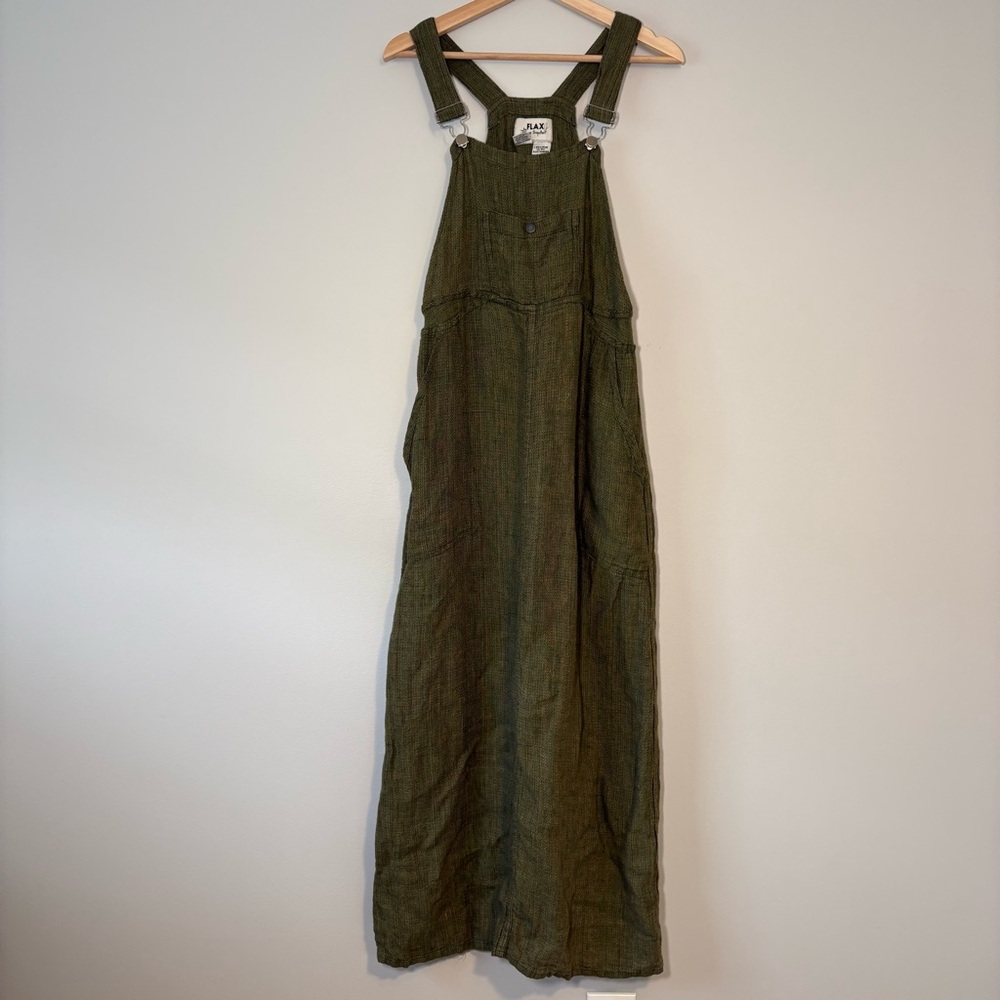 Flax Forest Green Maxi Dress